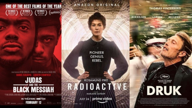 Radioactive, Judas e o Messias Negro e Druk Uma Nova Rodada, três filmes que tratam de humanismo, resiliência e sonho